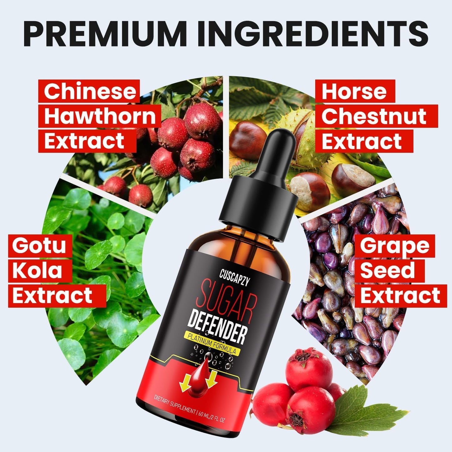 Sugar Defender Drops - Official Liquid Formula, Pack of 6, No Prescription Needed