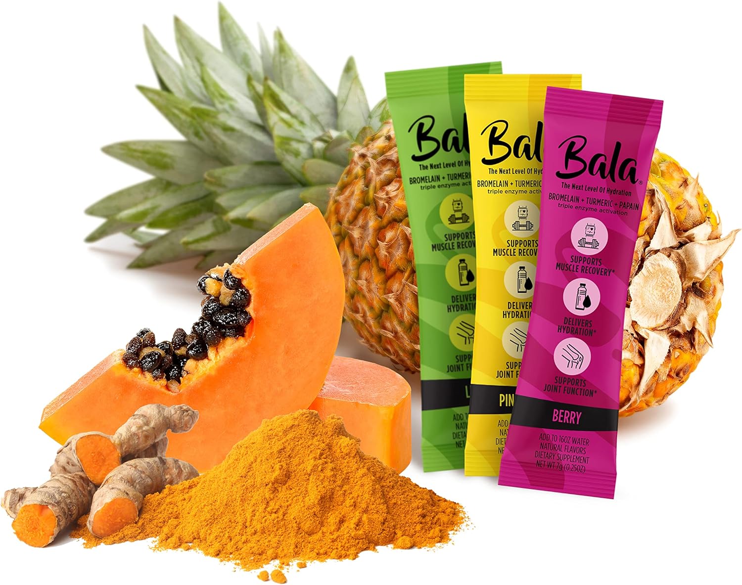 Sugar-Free BALA Electrolyte Powder Packets for Post-Workout Muscle Recovery and Hydration - 20 Pack Bundle with Keto-Friendly Ingredients