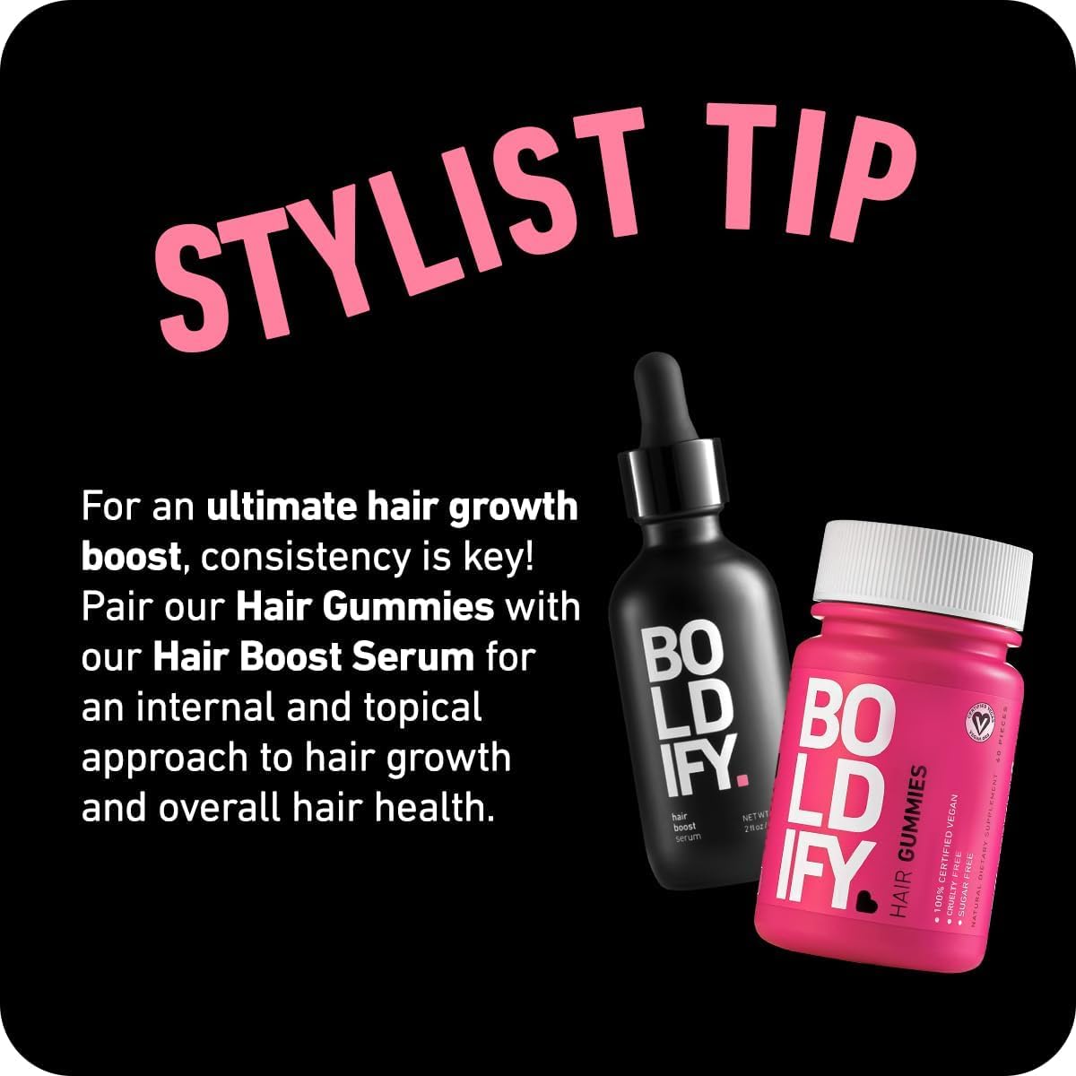 Sugar-Free Biotin Gummies for Hair Growth, Skin, and Nails - Fast-Acting Vegan Vitamins - 5000mcg Biotin - Natural Strawberry Flavor - 30-Day Supply