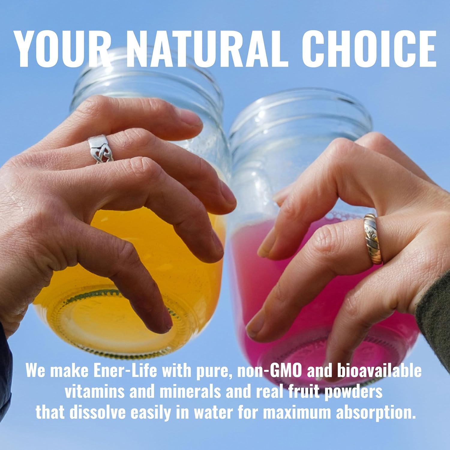 Sugar-Free Ener-C Lemon Ginger Multivitamin Drink Mix - 1000mg Vitamin C & Electrolytes - Immunity Support with Real Fruit Juice Powders - Non-GMO Vegan Gluten-Free - 60 Count