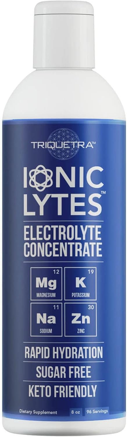 Sugar-Free Keto Electrolyte Drops with 30% More Potassium, Magnesium, & Zinc - 8 oz Bottle - 96 Servings - Rapid Hydration Formula