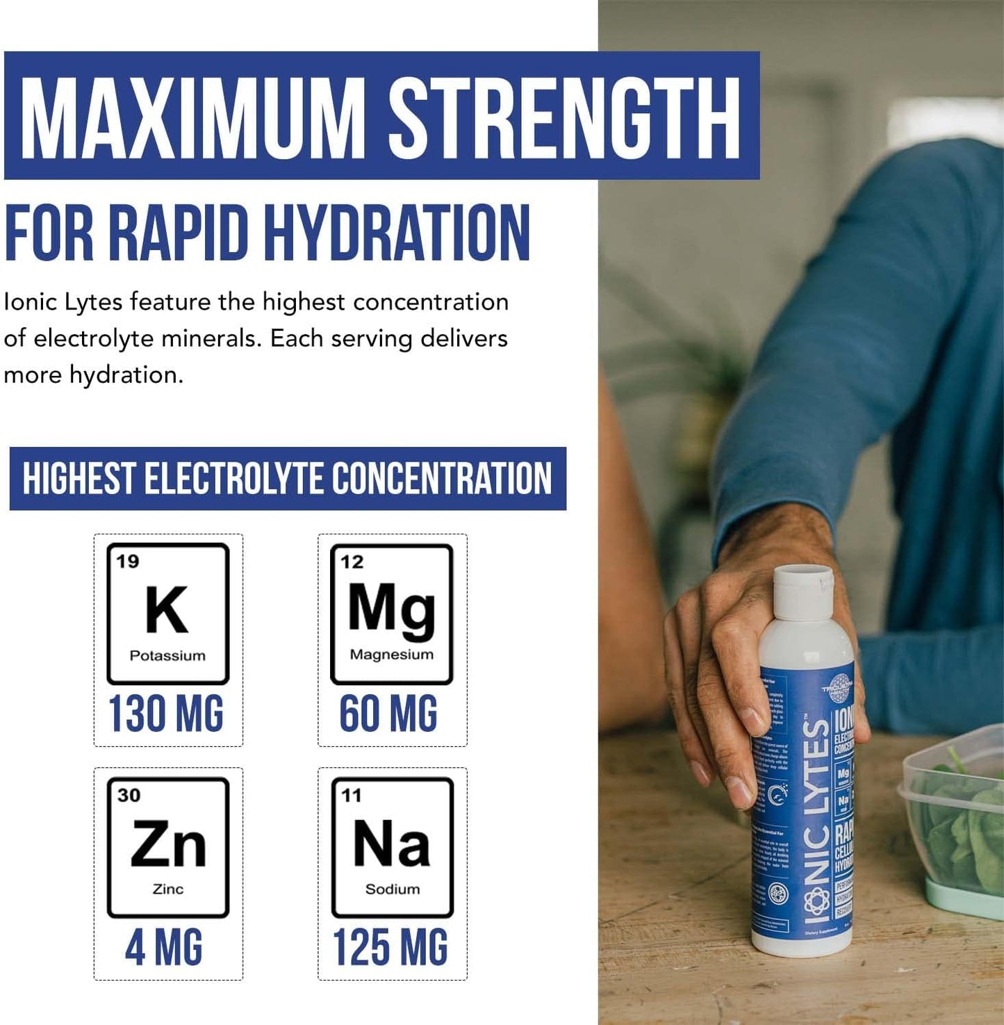Sugar-Free Keto Electrolyte Drops with 30% More Potassium, Magnesium, & Zinc - 8 oz Bottle - 96 Servings - Rapid Hydration Formula