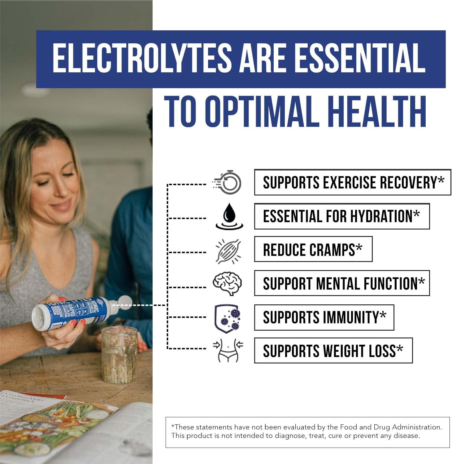 Sugar-Free Keto Electrolyte Drops with 30% More Potassium, Magnesium, & Zinc - 8 oz Bottle - 96 Servings - Rapid Hydration Formula