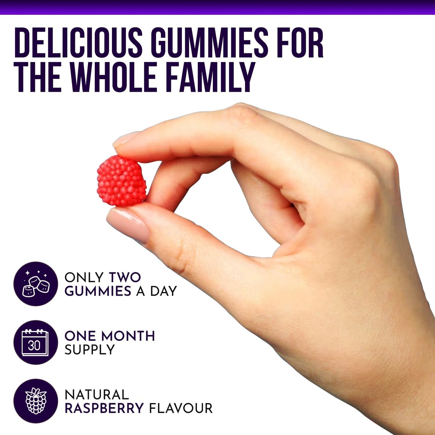 Sugar-Free KLI Magnesium Glycinate Gummies with L-Threonate - 600mg Complex for Better Sleep, Focus, and Stress Relief - 60 Raspberry Gummies