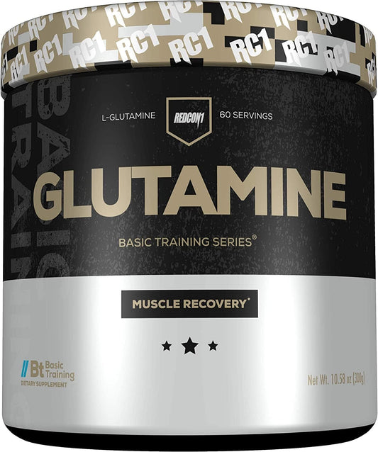 Sugar-Free REDCON1 Glutamine Powder for Muscle Recovery & Immune Support - 60 Servings