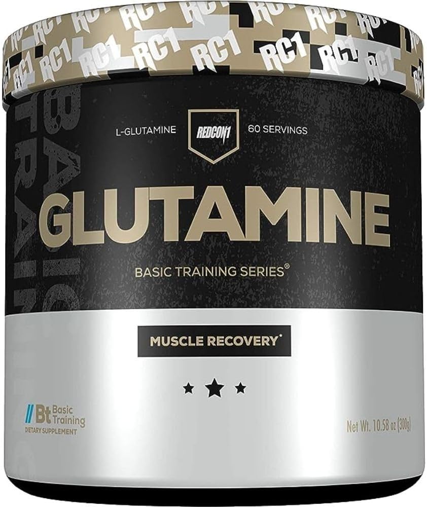 Sugar-Free REDCON1 Glutamine Powder for Muscle Recovery & Immune Support - 60 Servings