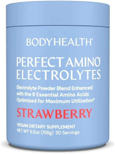 Sugar-Free Strawberry Electrolyte Powder with Trace Minerals - 30 Servings, Ideal for Keto and Fasting