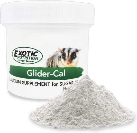 Sugar Glider Calcium Supplement - Exotic Nutrition Glider-Cal (3.5 oz.) - Prevents Hind Leg Paralysis in Gliders