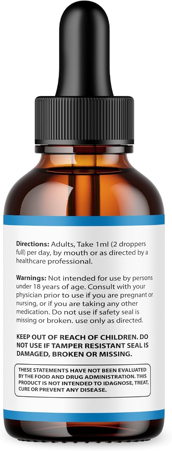 Sugar Reverse Drops - Pack of 5 Bottles, Advanced Formula Supplement with Chromium for Maximum Strength Sugar Reversal