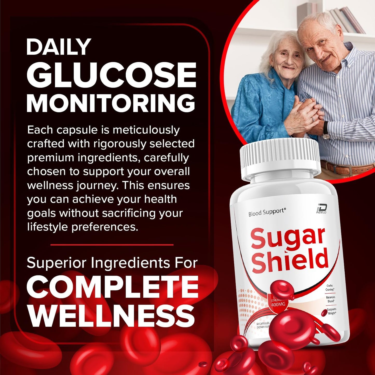 Sugar Shield Supplement - Extra Strength Formula (2 Pack - 120 Capsules) for Natural Sugar Control