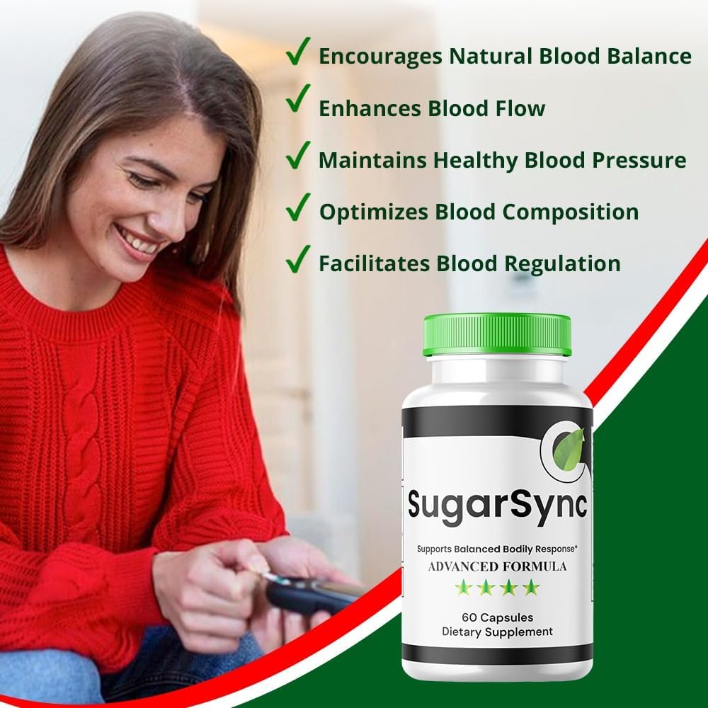 Sugar Sync Glyco Optimizer Capsules (2 Pack) for Joint Health and Glucose Support - Gluco Cleanse Detox Formula with Positive Reviews