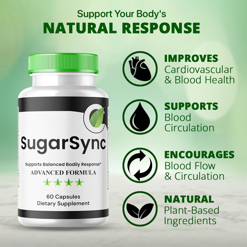 SugarSync Glyco Optimizer Capsules - Joint Support & Gluco Cleanse Formula (60 Caps)