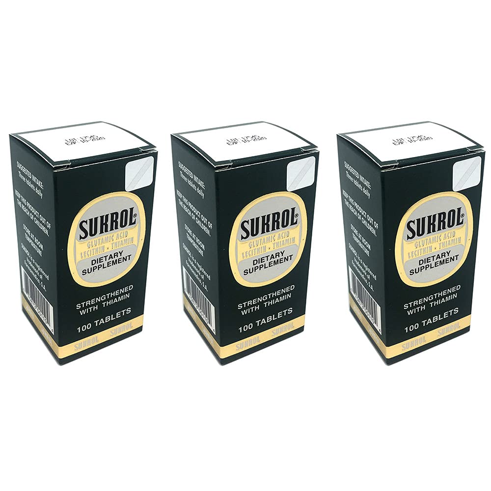 Sukrol Dietary Supplement 100 Tablets for Improved Energy and Health