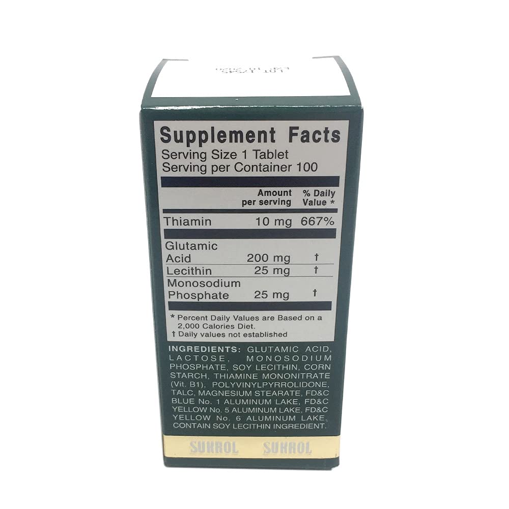 Sukrol Dietary Supplement 100 Tablets for Improved Energy and Health
