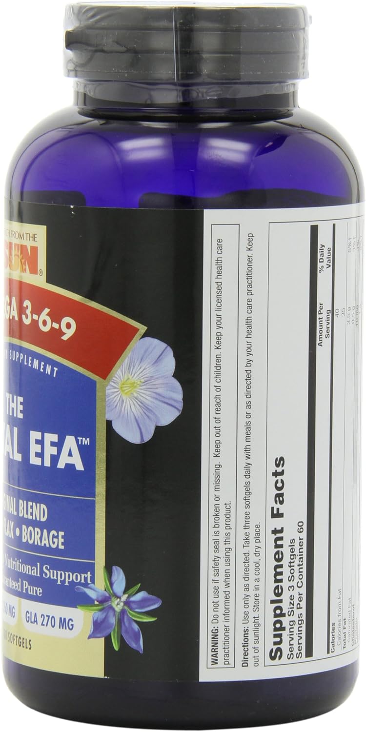 Sun The Total EFA 180 Softgels - Master Muscle Health Formula