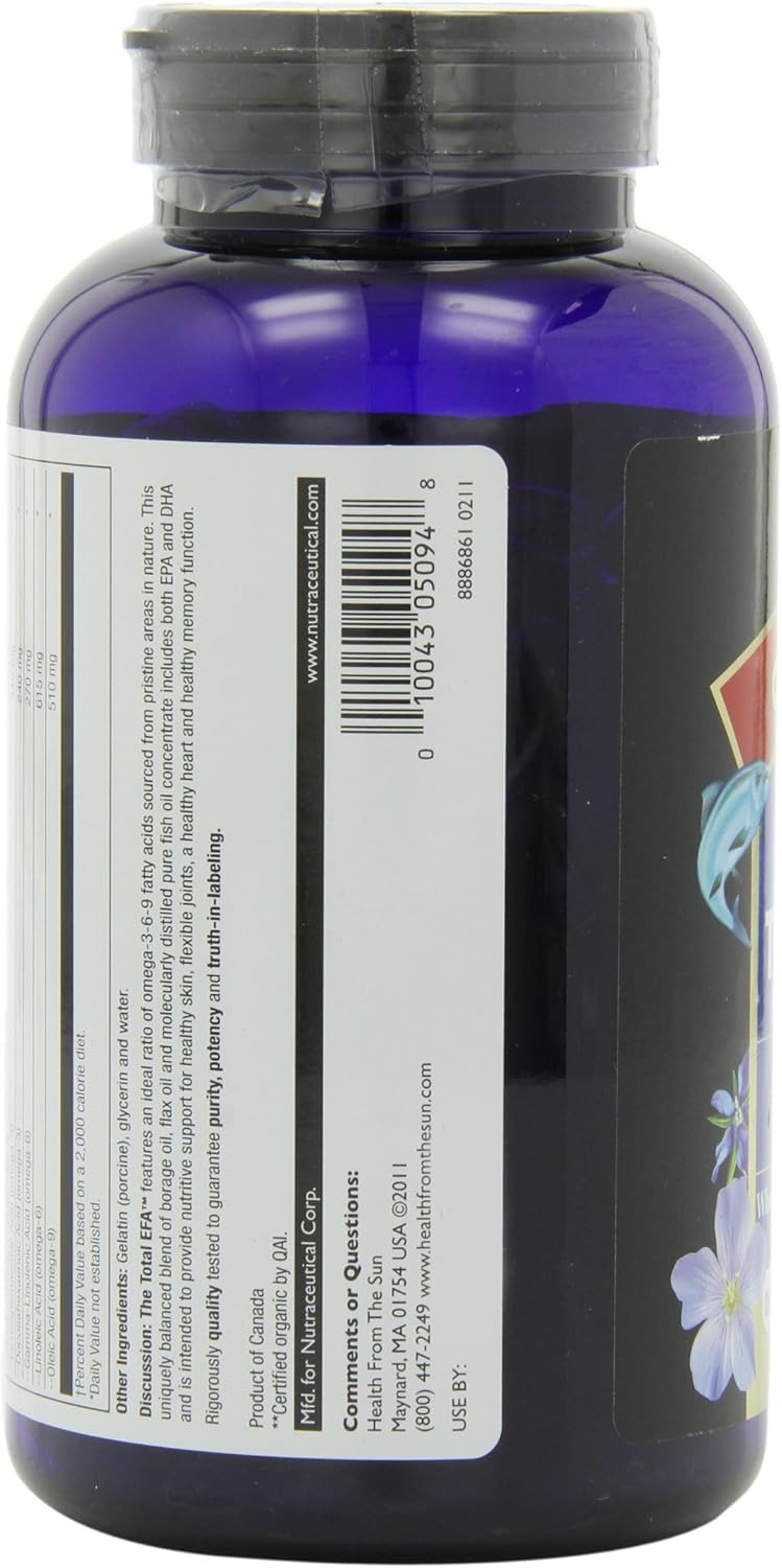 Sun The Total EFA 180 Softgels - Master Muscle Health Formula