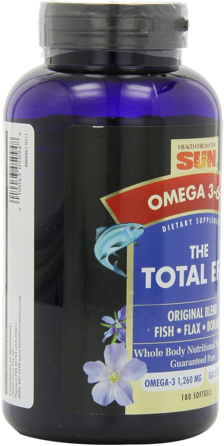 Sun The Total EFA 180 Softgels - Master Muscle Health Formula