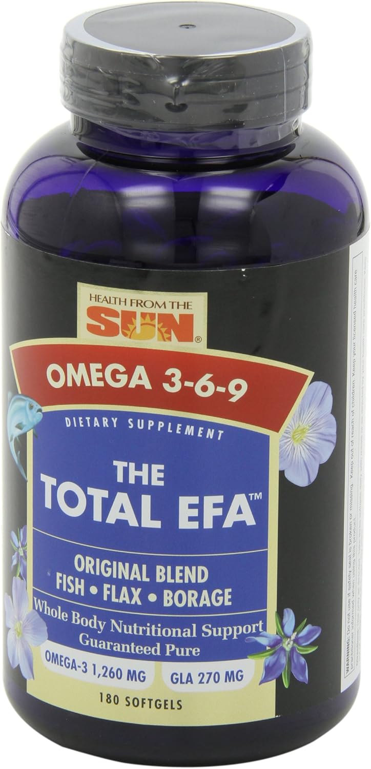 Sun The Total EFA 180 Softgels - Master Muscle Health Formula
