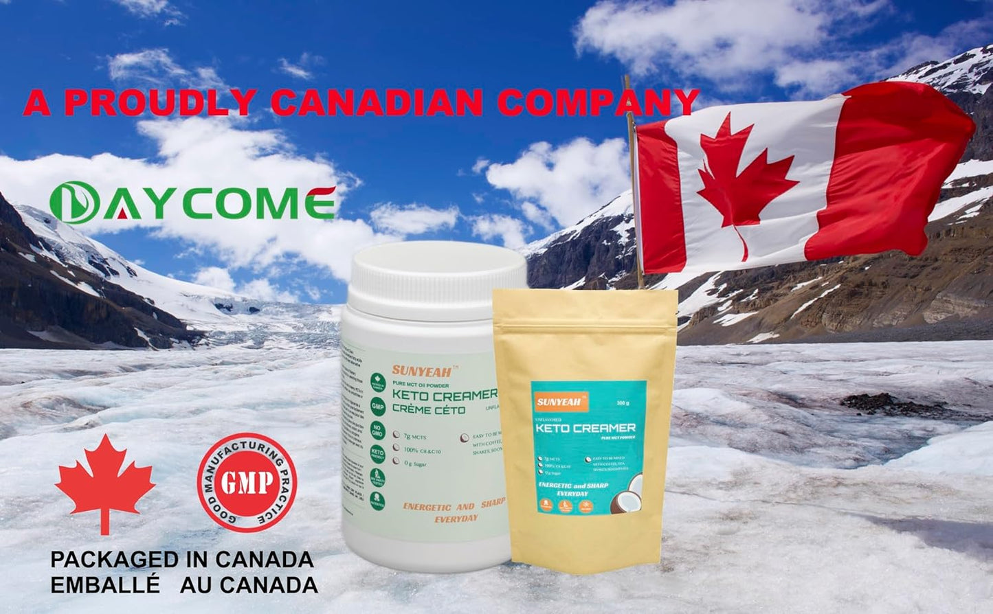 SUNYEAH MCT Oil Powder Coffee Creamer, Pure C8 C10, No Sugar, 300g - Coconut-Derived, Ideal for Coffee, Tea, Shakes, Smoothies - Unflavored, Non-GMO