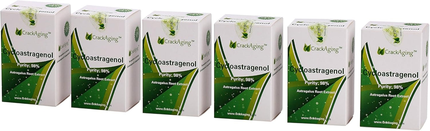 Super-Absorption Cycloastragenol 98% - 10mg per Capsule (180 Capsules Total)