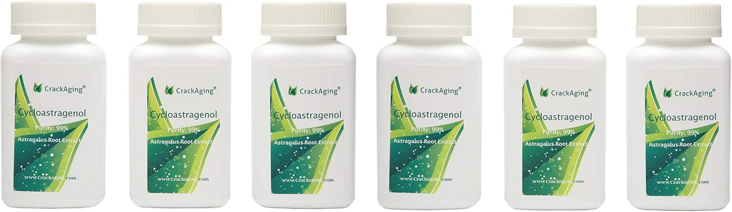 Super-Absorption Cycloastragenol 98% - 10mg per Capsule (180 Capsules Total)