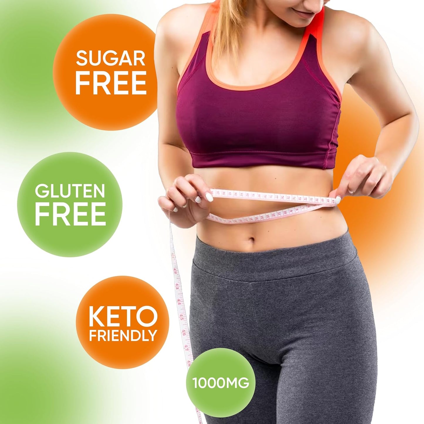 Super Apple Cider Vinegar Gummies for Weight Loss - Gluten & Sugar-Free ACV Supplement for Men & Women - Boost Metabolism & Digestion, Promote Hair & Skin Health - 1000MG Vegan Diet Aid