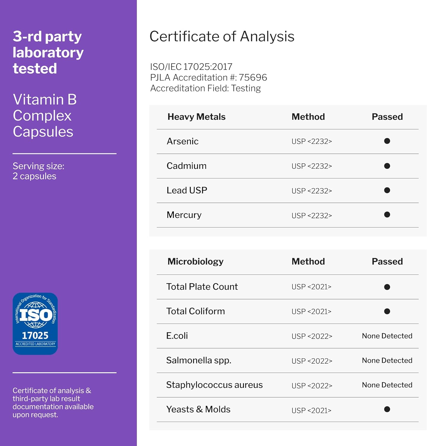 Super B-Complex Capsules with Vitamin B1 B2 B3 B5 B6 B7 B9 B12, Biotin, Folic Acid, and Vitamin C for Energy, Immune Support, and Nervous System Health - 60 Capsules for Men and Women
