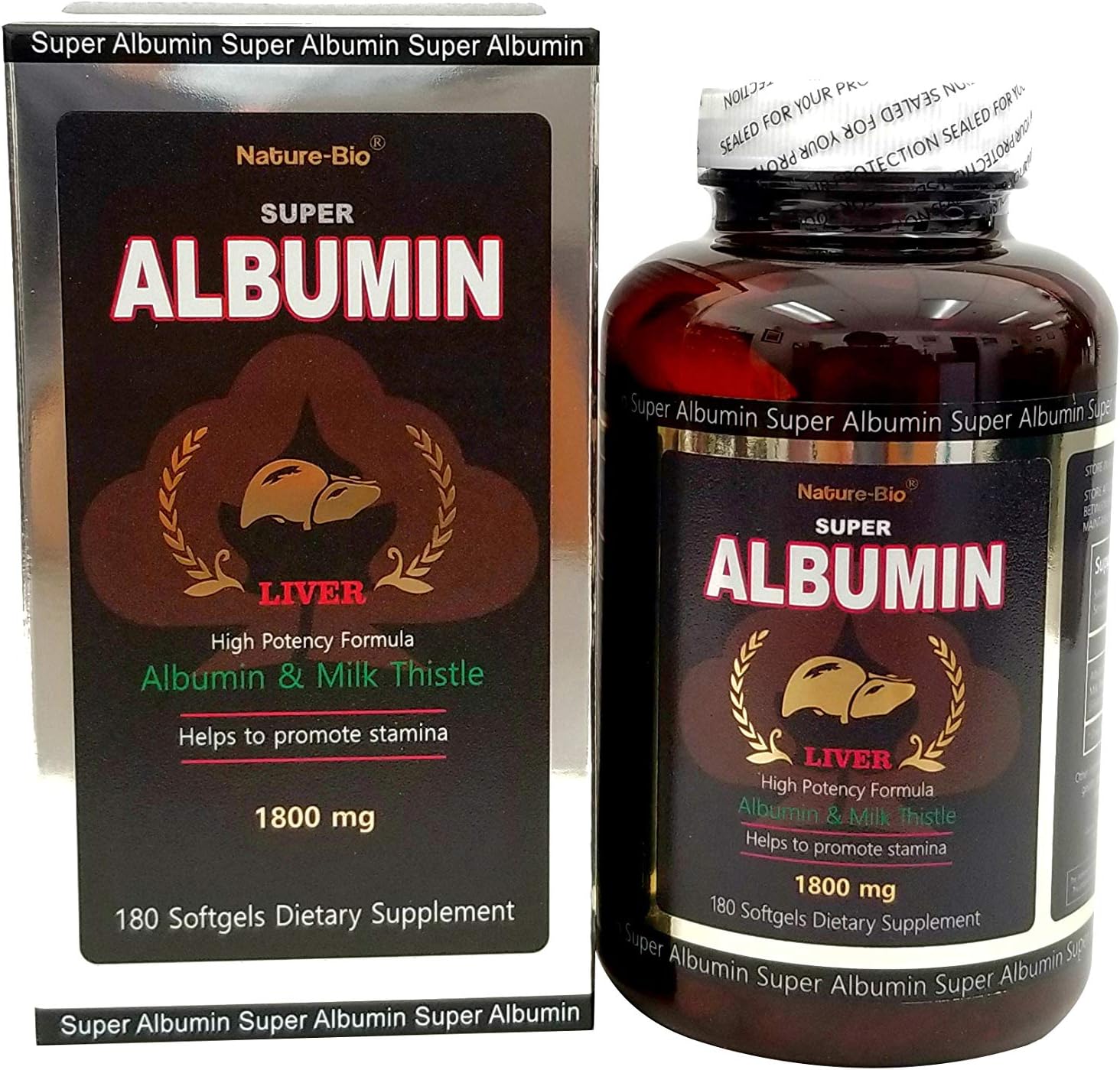 Super Liver Albumin Supplement for Liver Health and Detoxification - 100% Natural Ingredients for Optimal Liver Function