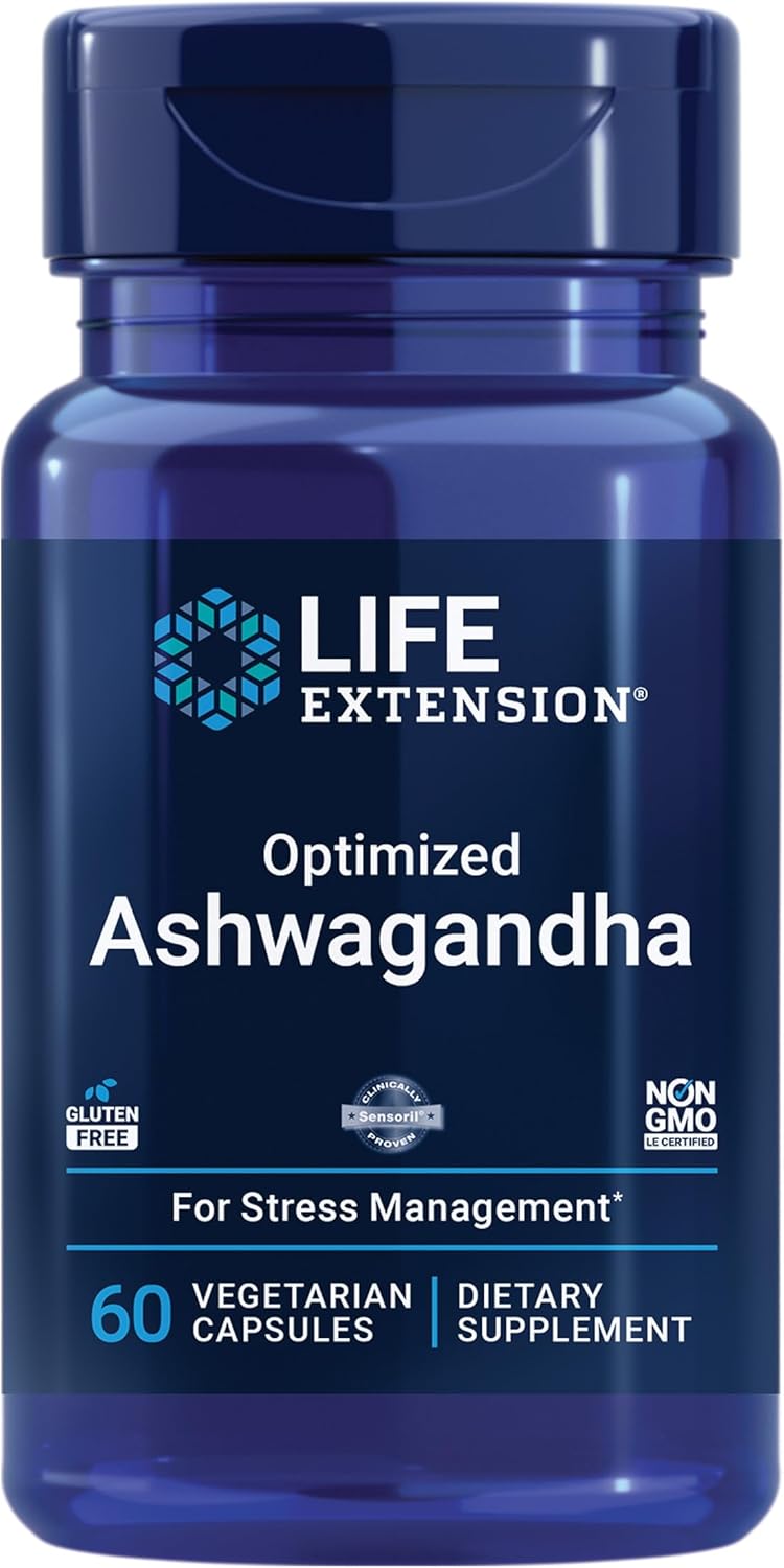 Super Omega-3 Fish Oil & Ashwagandha Stress Relief Bundle - 240 Softgels + 60 Capsules for Brain Support & Life Extension
