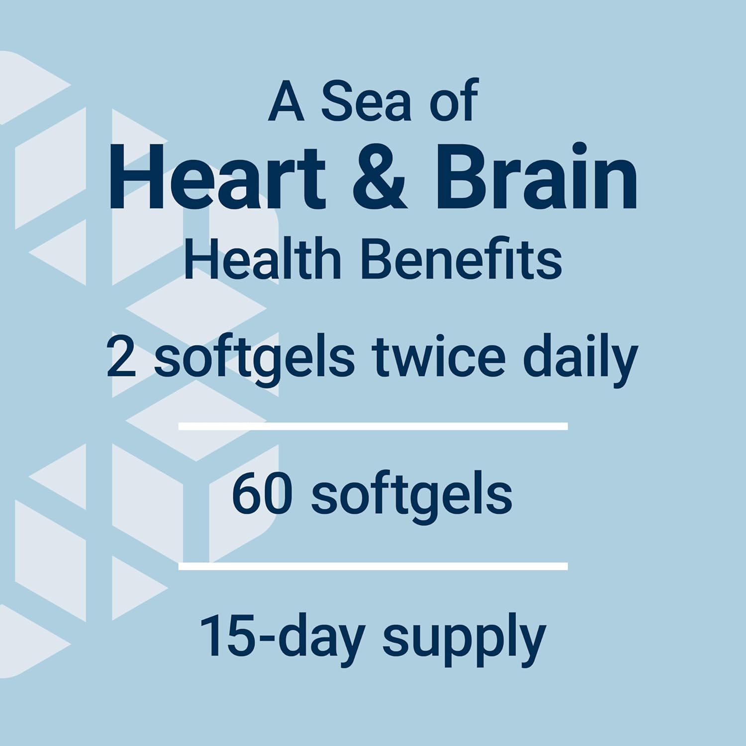 Super Omega-3 Fish Oil with Sesame Lignans & Olive Extract - Heart, Brain, Inflammation, & Cholesterol Support - 60 Softgels