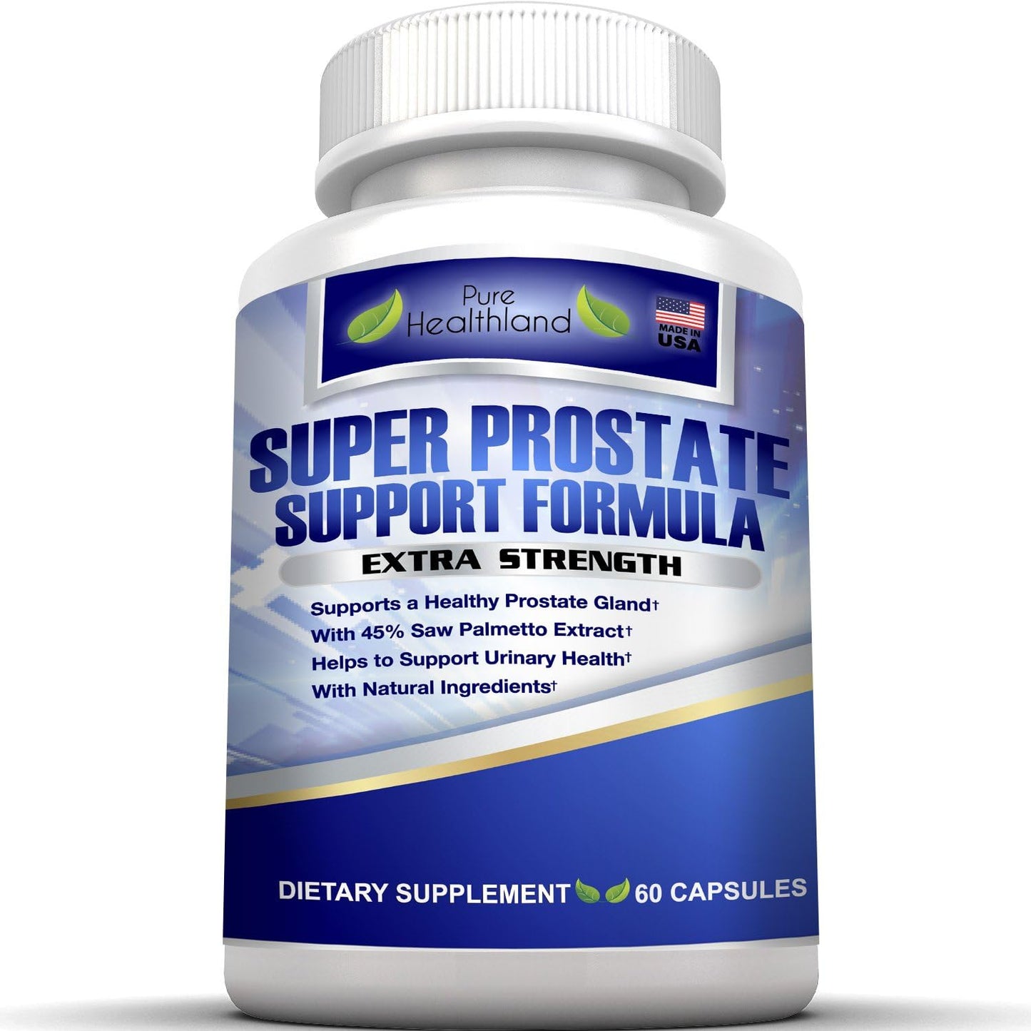 Super Prostate Health Support Pills with 33 Natural Ingredients - Stop Frequent Urination & Improve Urinary Health - Saw Palmetto Extract Formula for Men