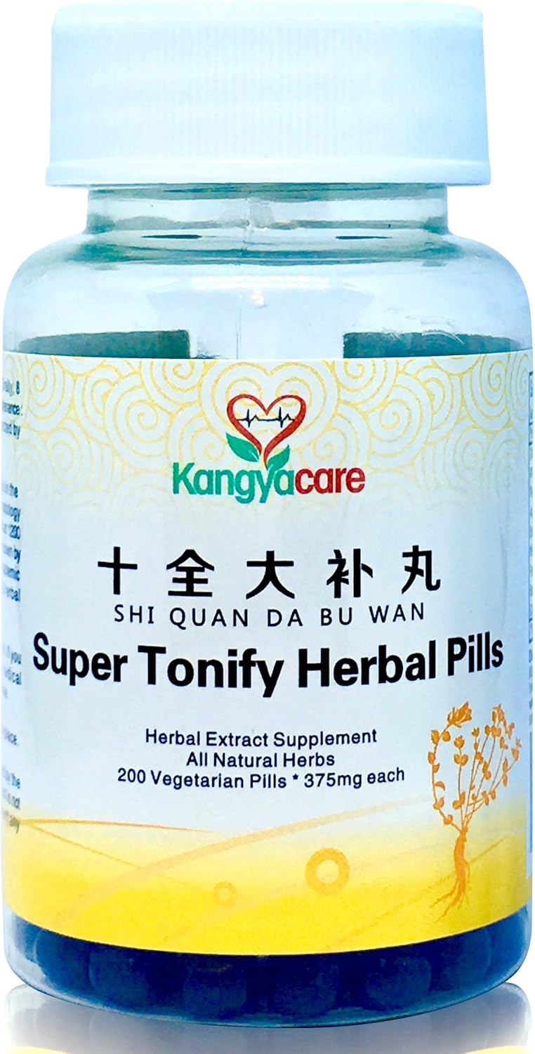 Super Tonify Herbal Pills for Cardiovascular & Respiratory Support - Boost Energy & Immune System - 100% Natural - 200 Pills
