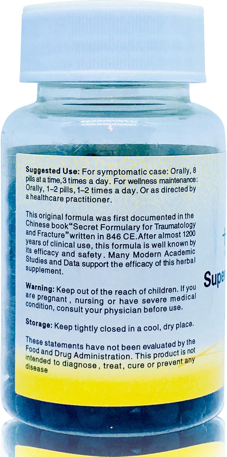 Super Tonify Herbal Pills for Cardiovascular & Respiratory Support - Boost Energy & Immune System - 100% Natural - 200 Pills
