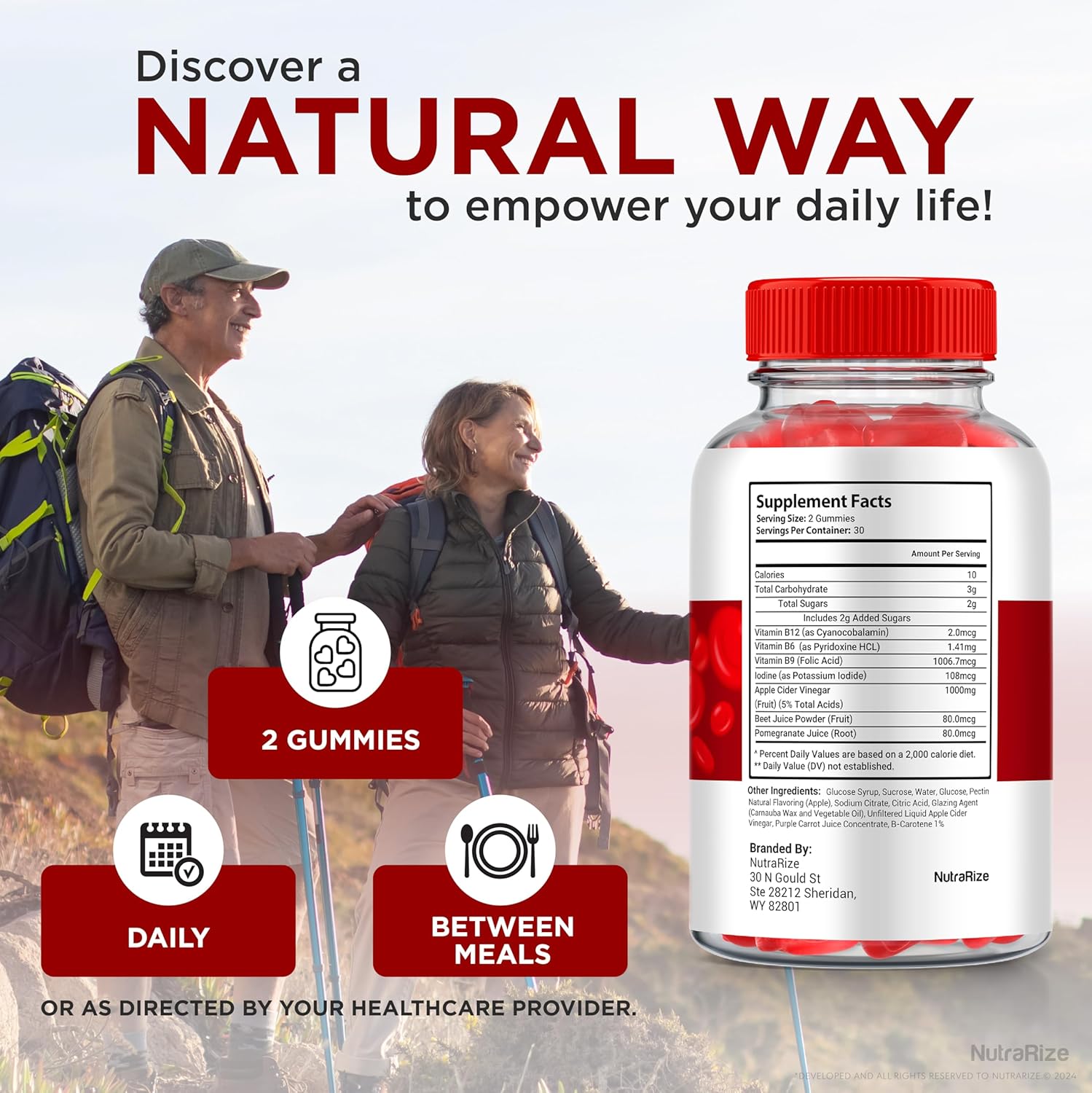 SuperFlow Glycogen Gummies for Optimal Glycogen Support and Detox Cleanse - 60 Gummies