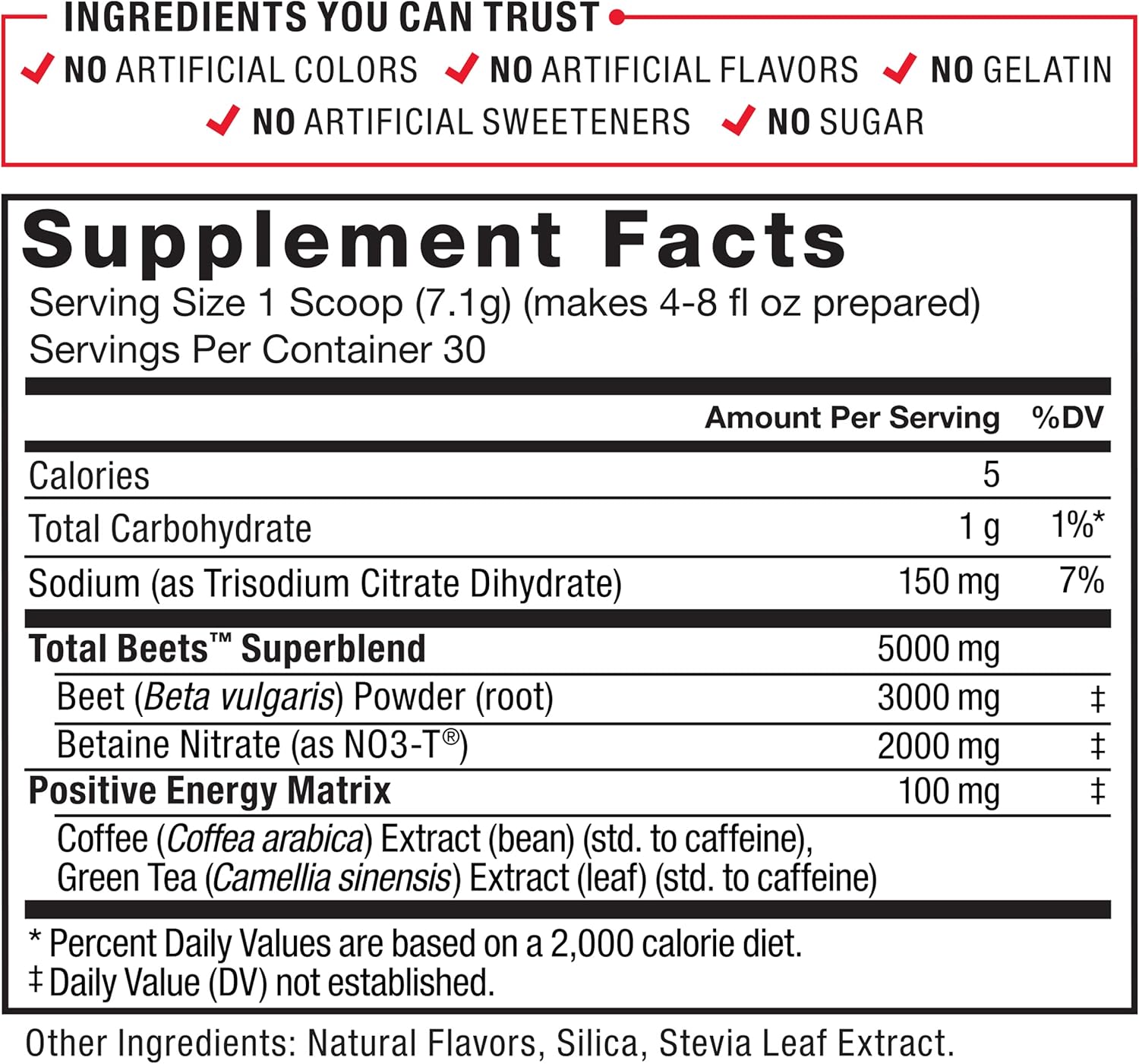 Superfood Beet Root Powder Energy Drink Mix 3-Pack - Boost Energy, Circulation, and Stamina - Heart Health Support - 90 Servings