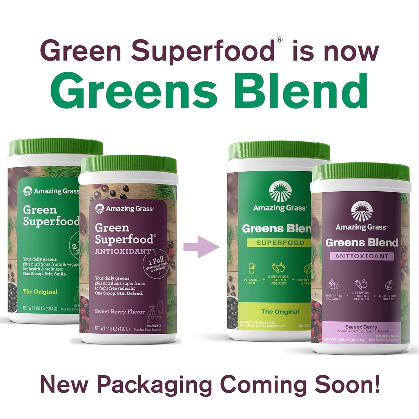 Superfoods Powder: Amazing Grass Greens Blend with Original and Antioxidant Benefits