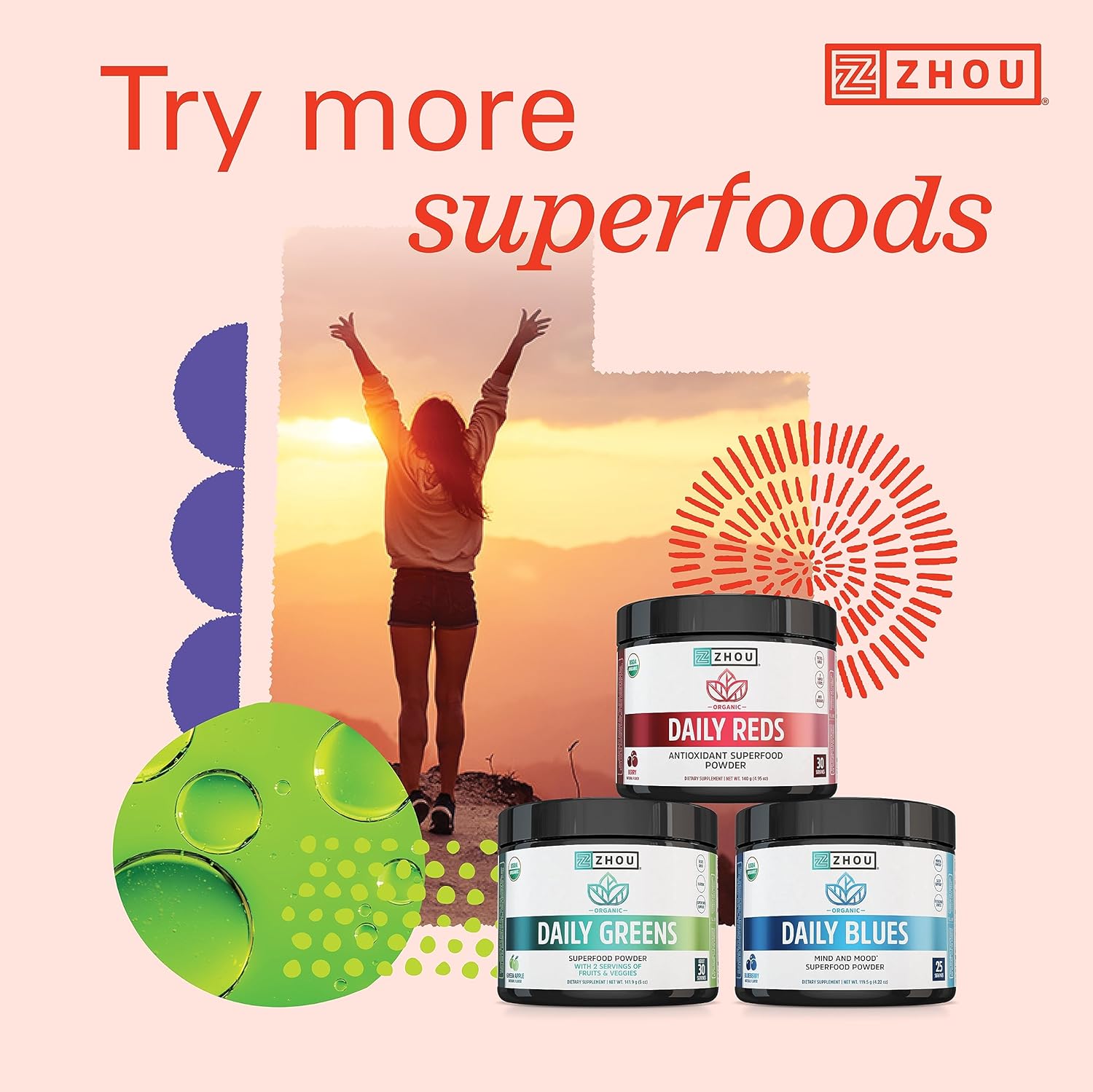 Superfruit Multivitamin Gummies with 13 Natural Superfruits - Rich in Vitamins A, C, E, Zinc - Immunity, Digestion, Energy - 60 Vegan Gummies