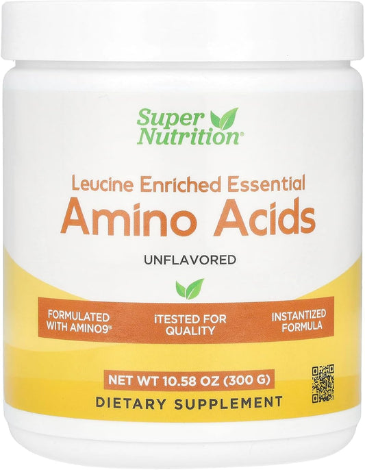 SuperNutrition Leucine Enriched Essential Amino Acids Powder - Unflavored - 10.58 oz (300 g)