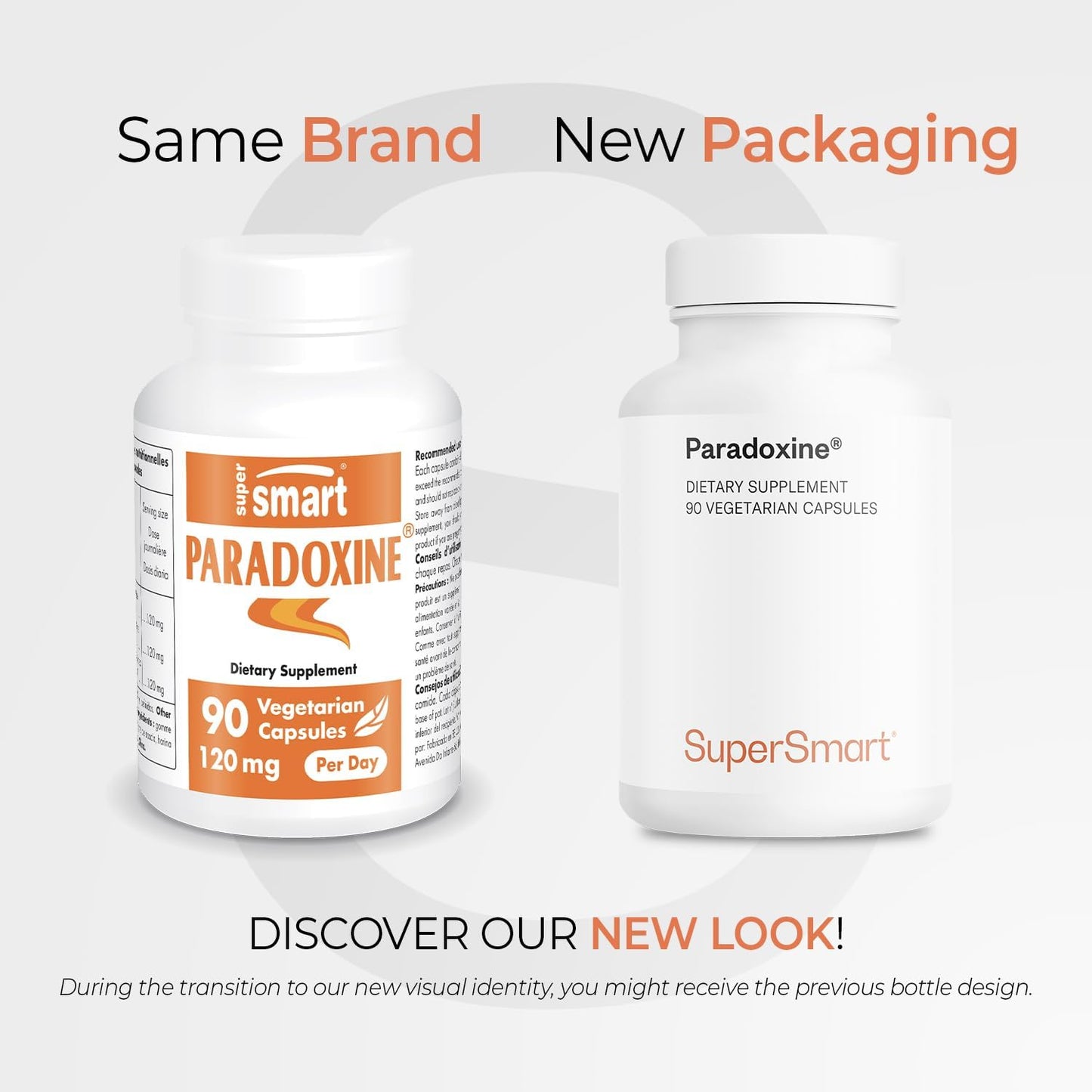 Supersmart Paradoxine 120mg Daily - Grains of Paradise Supplement with 6-Paradol | Non-GMO, Gluten Free - 90 Capsules