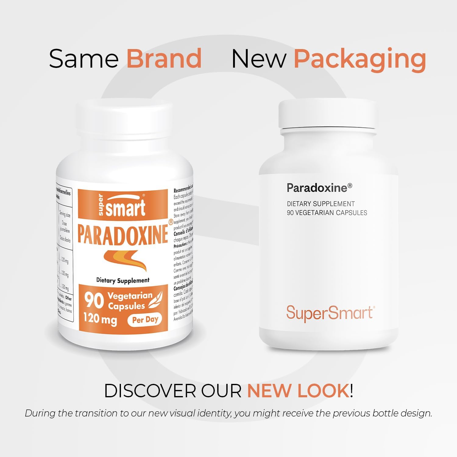Supersmart Paradoxine 120mg Daily - Grains of Paradise Supplement with 6-Paradol | Non-GMO, Gluten Free - 90 Capsules