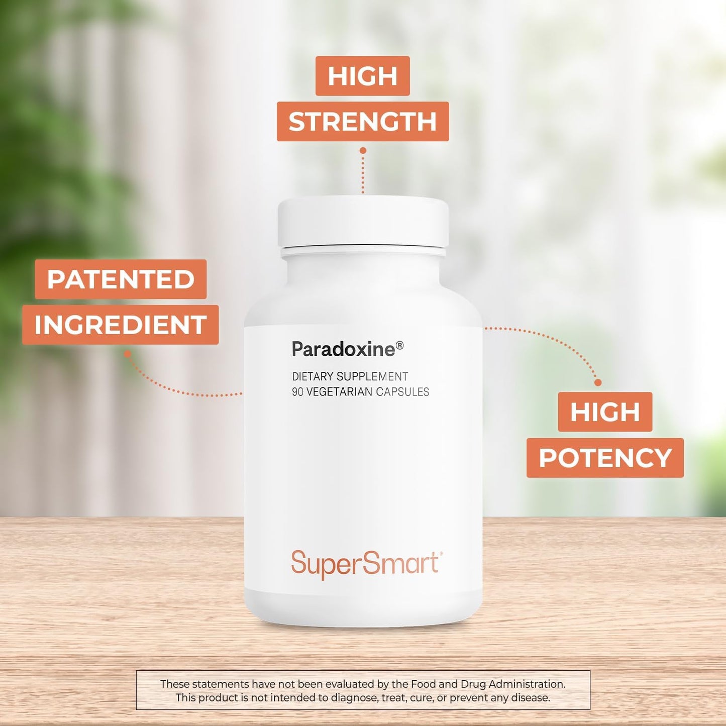 Supersmart Paradoxine 120mg Daily - Grains of Paradise Supplement with 6-Paradol | Non-GMO, Gluten Free - 90 Capsules