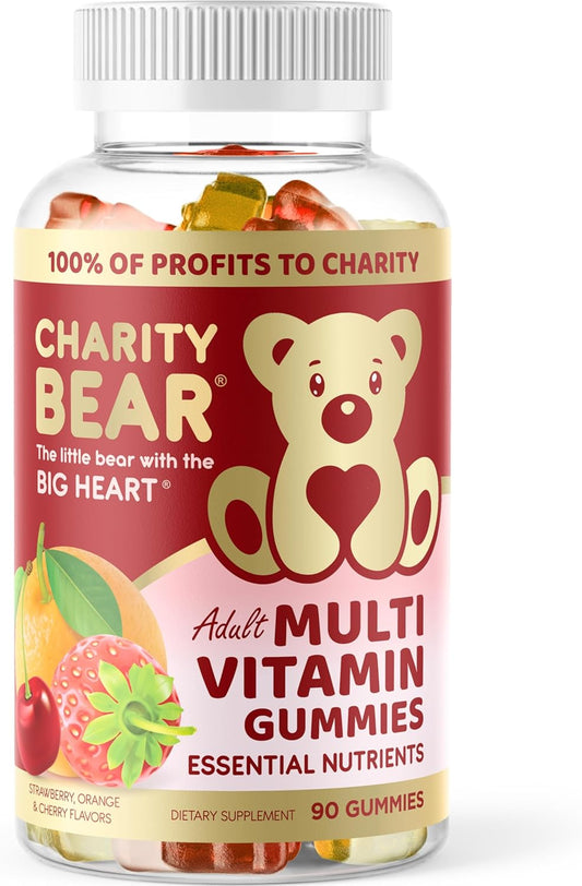 Support a Cause with CharityBear Adult Multivitamin Gummies - Give Back with Every Purchase!