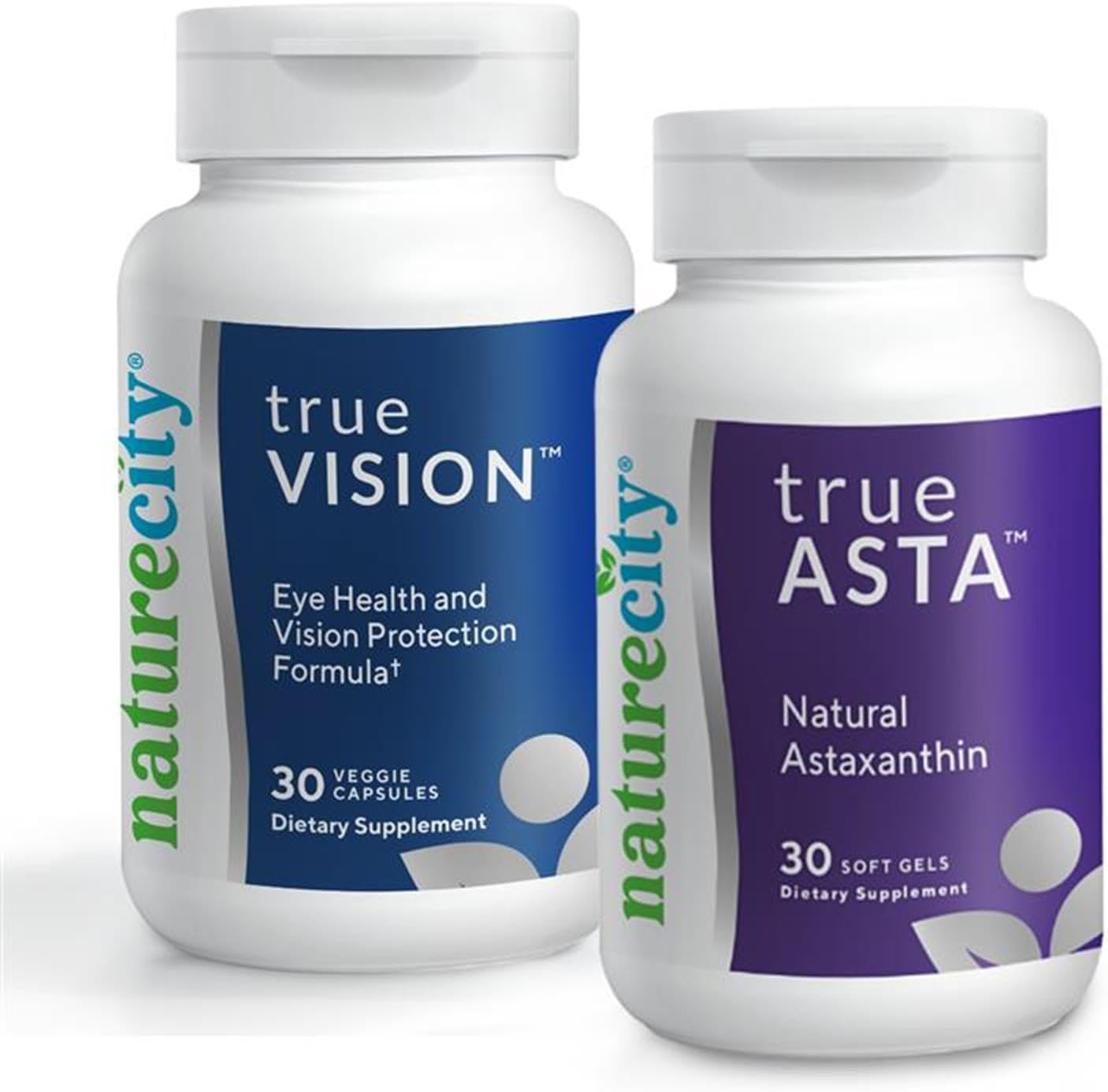 Support Bundle| Eye Health Formula & Astaxanthin Supplement, 30 Capsules- Natural Vision Support