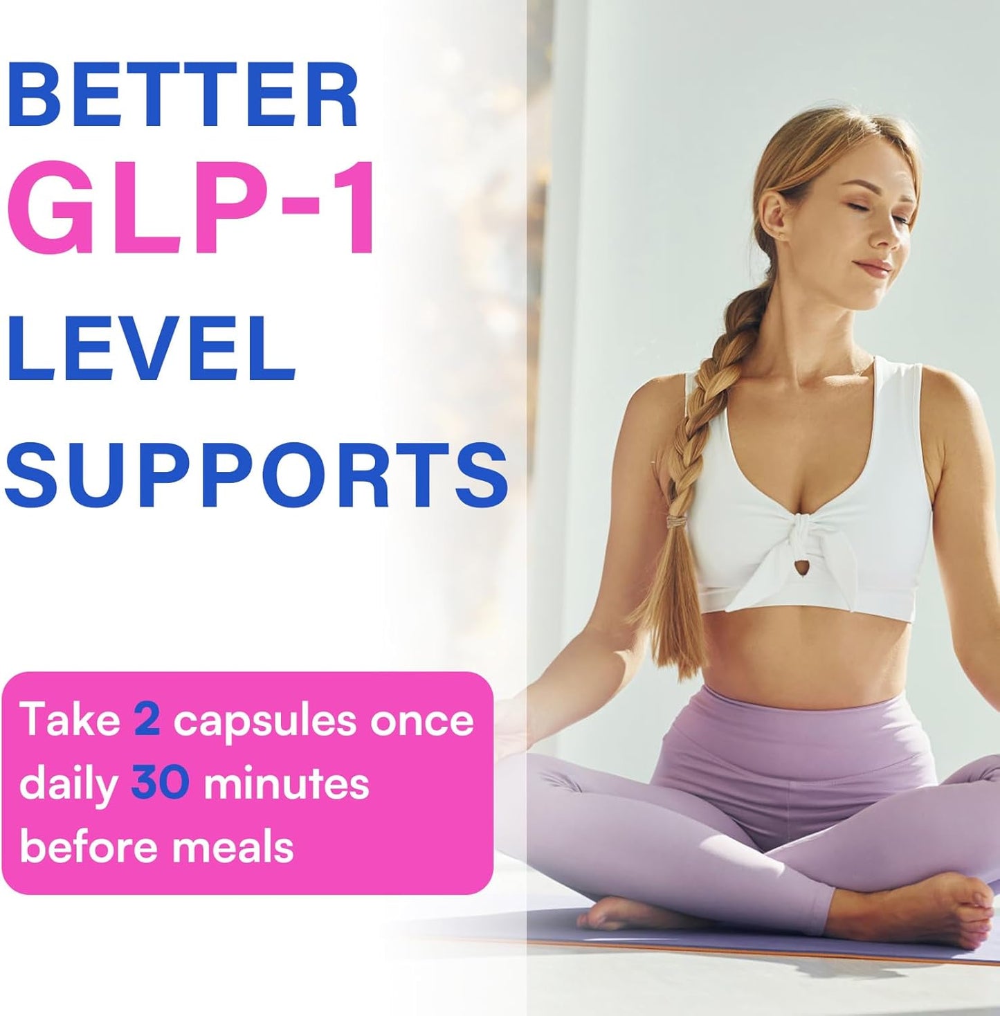 Support GLP-1 Levels Naturally with Keptrohy GLP-1 Supplement - 60 Capsules for Immune, Energy, Digestion, and Overall Health in Women & Men