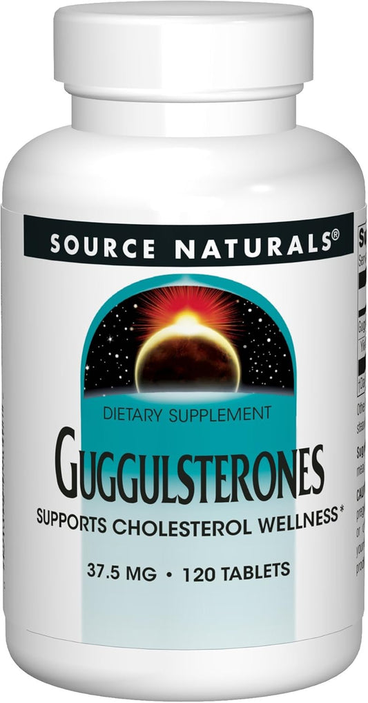 Supports Heart and Arteries with Source Naturals Guggulsterones 37.5mg - 120 Tablets