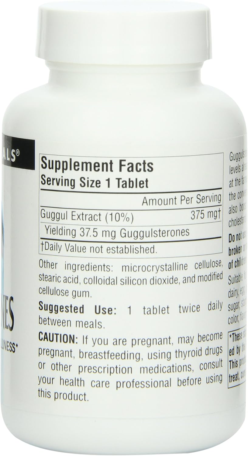 Supports Heart and Arteries with Source Naturals Guggulsterones 37.5mg - 120 Tablets