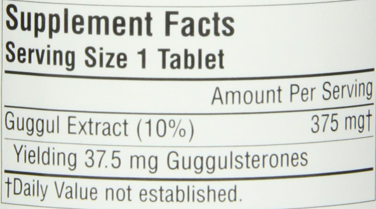 Supports Heart and Arteries with Source Naturals Guggulsterones 37.5mg - 120 Tablets