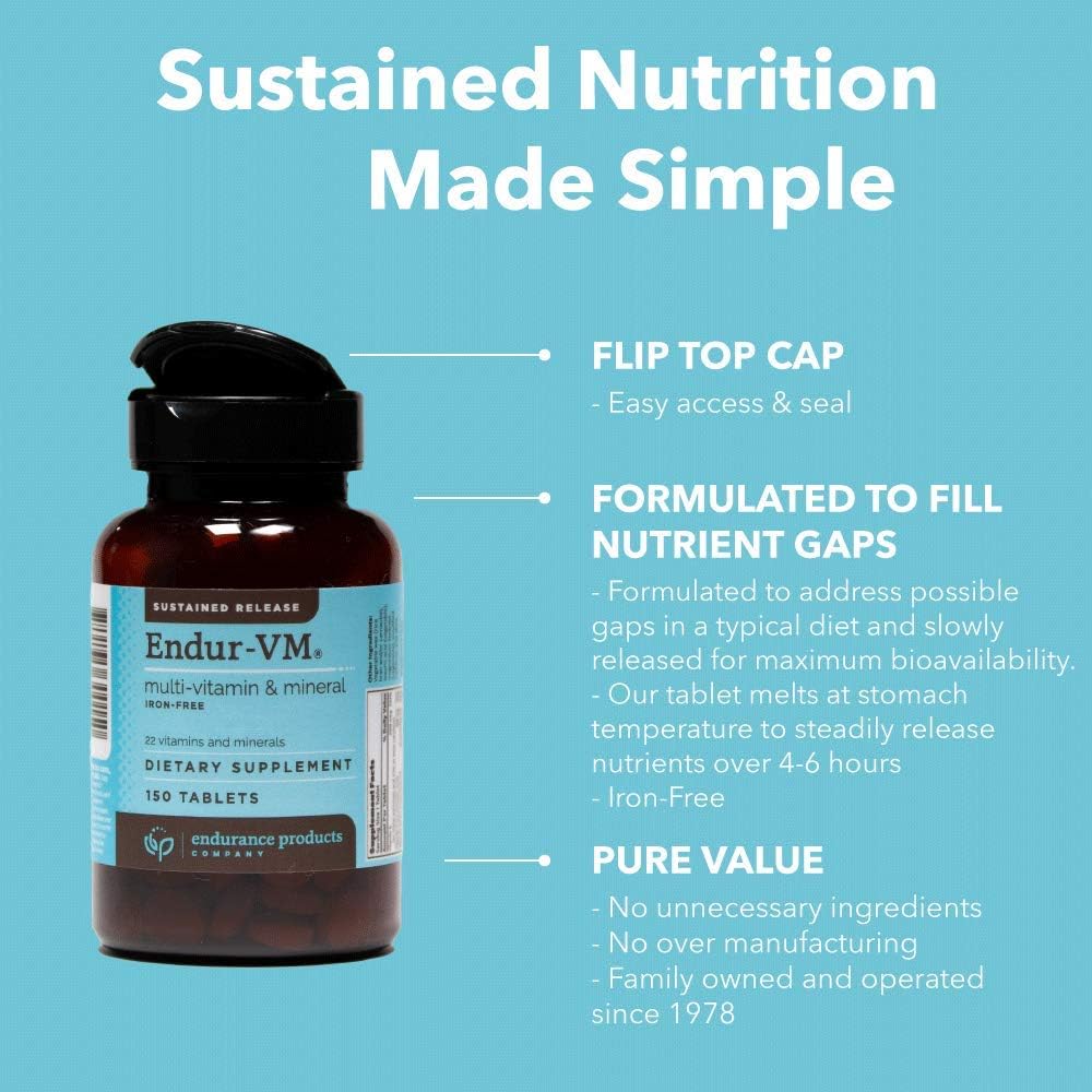 Sustained-Release Daily Multi-Vitamin without Iron - 60 Tablets with Essential Vitamins and Minerals for Immune Health and Overall Wellness