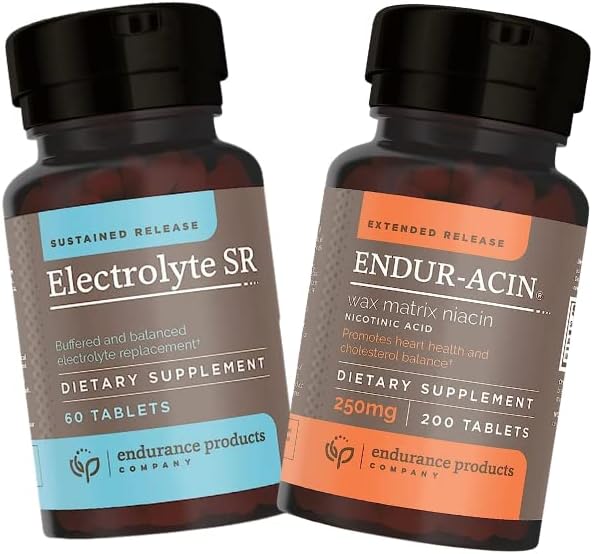 Sustained-Release Electrolyte Supplement with 250mg Niacin for Endurance