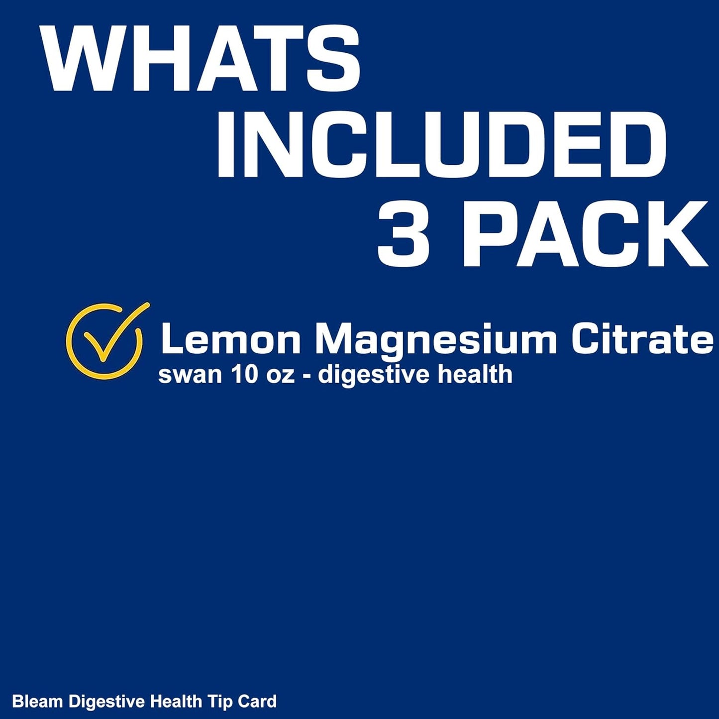 Swan Magnesium Citrate Oral Solution - Gentle Laxative Liquid for Digestive Health - 10 Oz (Lemon Three Pack)